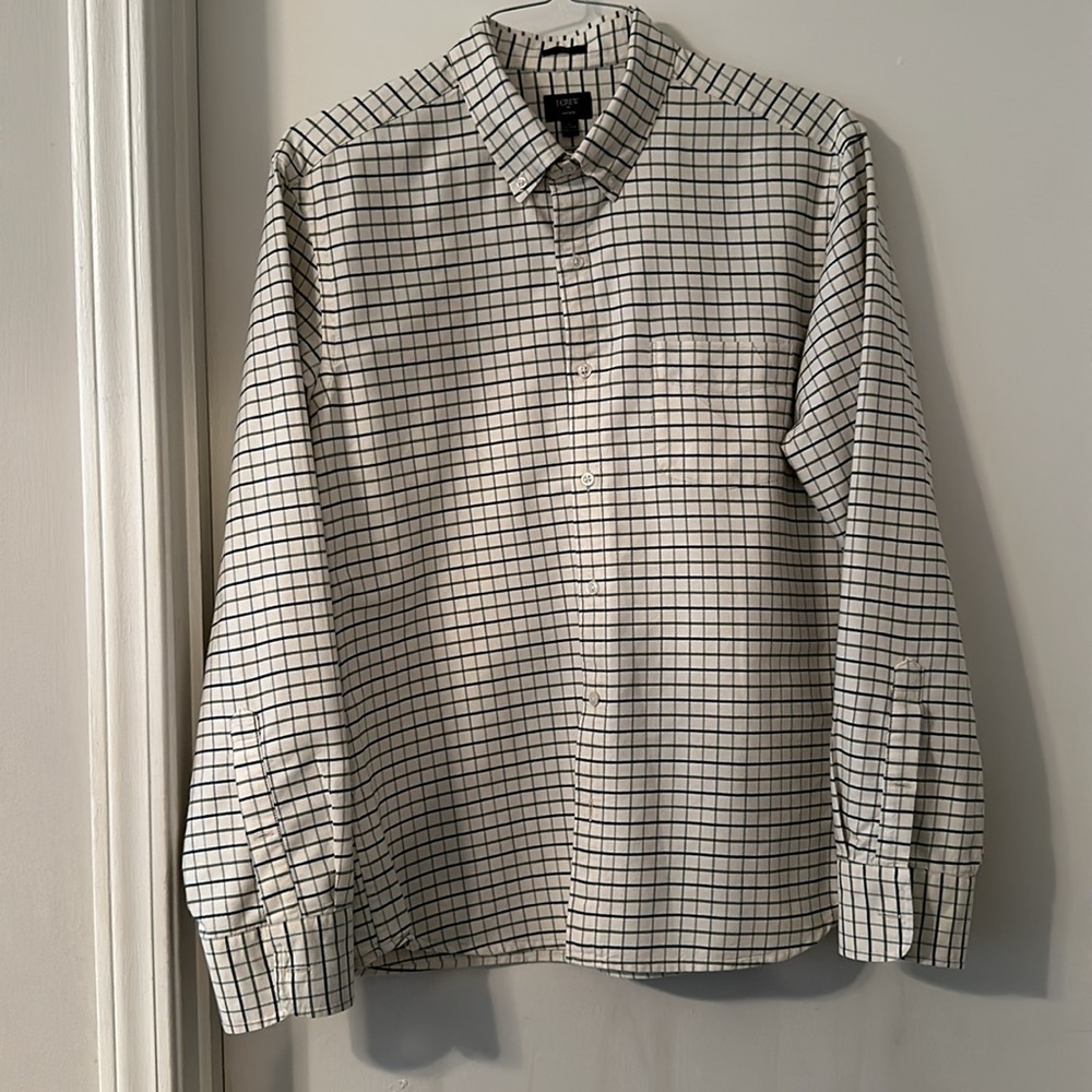Jcrew Windowpane Button Up - image 2